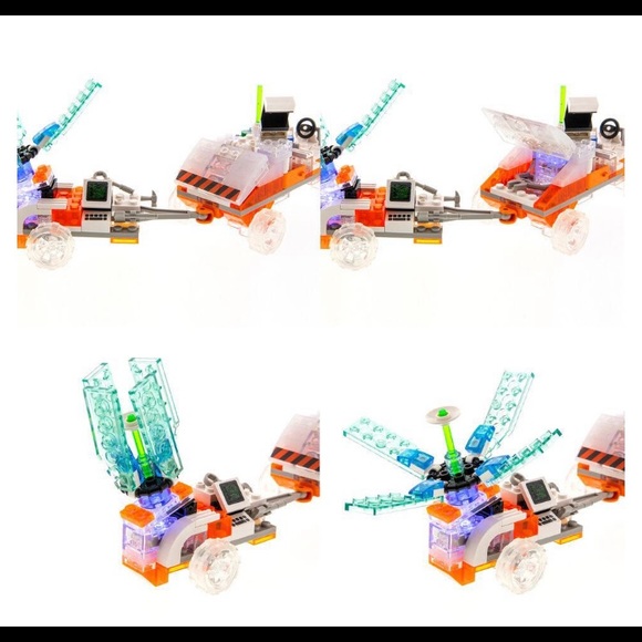 Laser Pegs Mars Explorer Light Up Building Kit (180 pieces), Model: 18001 - Picture 6 of 7